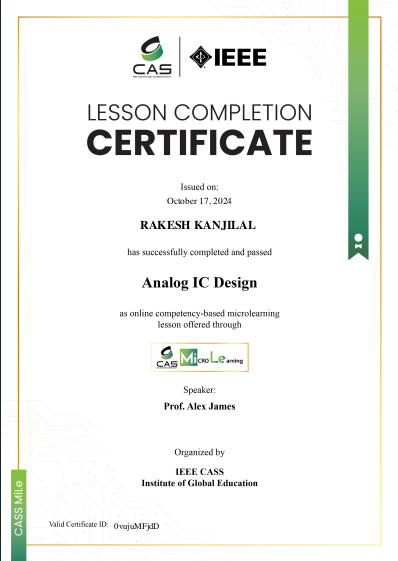 Certificate 1